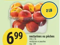 Marché Adonis Nectarines ou pêches | Nectarines or peaches offer