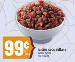 Marché Adonis RAISINS SECS SULTANA | SULTANA RAISINS offer