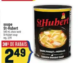 Marché Adonis SOUPE ST‑HUBERT | ST-HUBERT SOUP offer