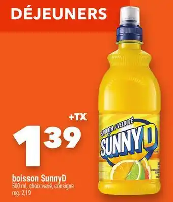 Marche Ami boisson SunnyD offer
