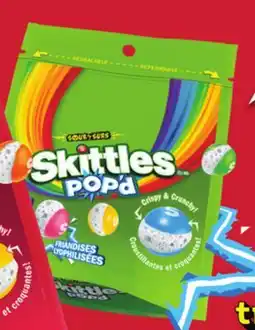 Giant Tiger SKITTLES POP'S offer