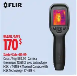 Canadian Tire TG165-X Thermal Camera with MSX Technology offer