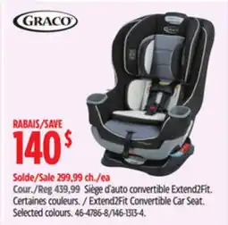 Canadian Tire GRACO Extend2Fit Convertible Car Seat offer