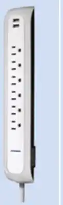 Canadian Tire NOMA 6-Outlet Power Bar with Dual USB. 4´ cord offer