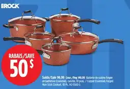 Canadian Tire Copper Essentials Forged Non-Stick Cookset, 10-Pc offer