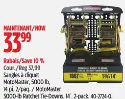 Canadian Tire MotoMaster 5000-lb Ratchet Tie-Downs offer