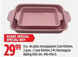 Canadian Tire Core Kitchen 2-Pc Rectangular Baking Dish Set offer