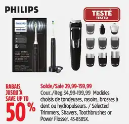 Canadian Tire PHILIPS Selected Trimmers, Shavers, Toothbrushes or Power Flosser offer