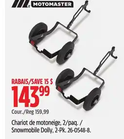 Canadian Tire MotoMaster Snowmobile Dolly, 2-Pk offer