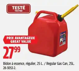Canadian Tire Regular Gas Can offer