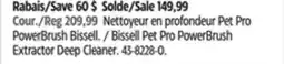 Canadian Tire Bissell Pet Pro PowerBrush Extractor Deep Cleaner offer