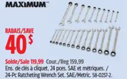 Canadian Tire Maximum 24-Pc Ratcheting Wrench Set offer