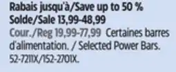 Canadian Tire Selected Power Bars offer