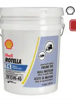 Canadian Tire Shell T4 Diesel Motor Oil. 15W40. 18.9L offer