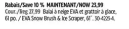 Canadian Tire EVA Snow Brush & Ice Scraper offer