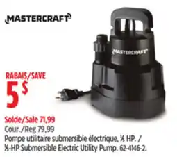 Canadian Tire 1⁄5-HP Submersible Electric Utility Pump offer