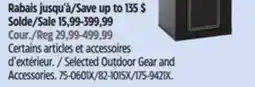 Canadian Tire Selected Outdoor Gear and Accessories offer