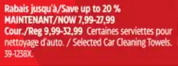 Canadian Tire Simoniz Selected Car Cleaning Towels offer