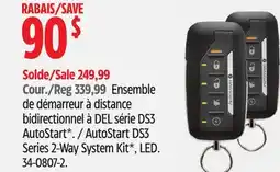 Canadian Tire AutoStart DS3 Series 2-Way System Kit*, LED offer