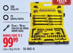 Canadian Tire Stanley Pro Max Black Chrome Socket Set, 126-pc offer