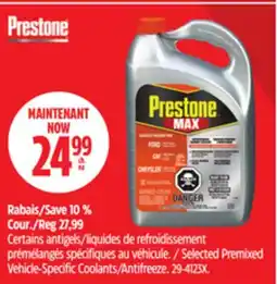 Canadian Tire Type A Selected Premixed Vehicle-Specific Coolants/Antifreeze offer