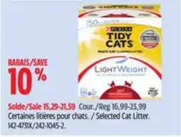 Canadian Tire Selected Cat Litter offer