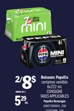 Provigo PEPSICO BEVERAGES offer