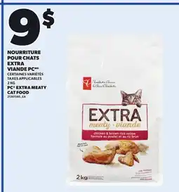 Provigo PC EXTRA MEATY CAT FOOD offer