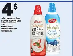 Provigo GAY LEA REAL WHIPPED CREAM offer