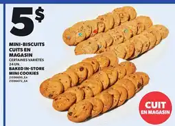 Provigo BAKED IN-STORE MINI COOKIES, 24 UN offer