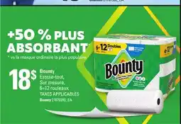 Provigo BOUNTY ESSUIE-TOUT, 6=12 ROULEAUX offer