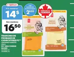 Provigo PC DELI CHEESE SLICES offer