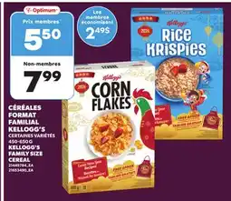 Provigo KELLOGG'S FAMILY SIZE CEREAL offer