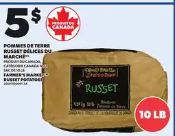 Provigo FARMER'S MARKET RUSSET POTATOES, SAC DE 10 LB offer
