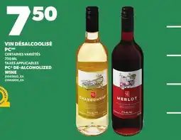 Provigo PC DE-ALCOHOLIZED WINE offer