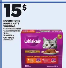 Provigo WHISKAS CAT FOOD, 12 UN offer
