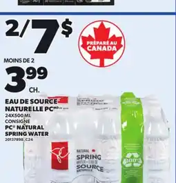 Provigo PC NATURAL SPRING WATER offer