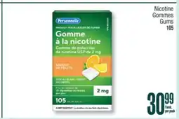 Jean Coutu PERSONNELLE Nicotine Gums offer