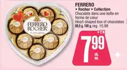 Jean Coutu FERRERO Rocher Collection Heart-shaped box of chocolates offer