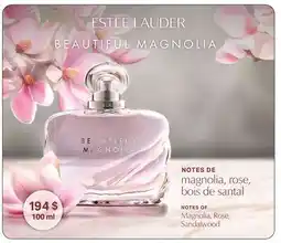 Jean Coutu ESTEE LAUDER BEAUTIFUL MAGNOLIA offer
