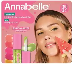 Jean Coutu Annabelle Fruity Lip Oil offer