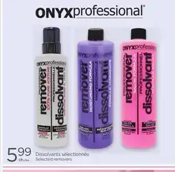 Proxim ONYX PROFESSIONAL Selected removers offer