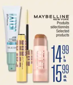 Jean Coutu MAYBELLINE Selected products offer