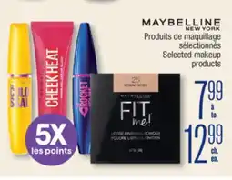 Jean Coutu MAYBELLINE NEW YORK Selected makeup products offer