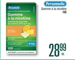 Jean Coutu Personnelle Gomme à la nicotine offer