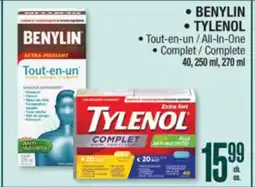 Jean Coutu BENYLIN TYLENOL offer