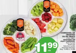Marches Tradition C'EST PRÊT! VEGETABLE OR FRUIT CARROUSEL offer