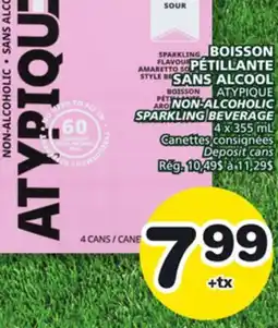 Marches Tradition ATYPIQUE NON-ALCOHOLIC SPARKLING BEVERAGE offer