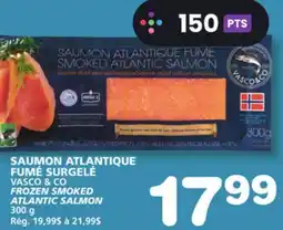 Marches Tradition VASCO & CO FROZEN SMOKED ATLANTIC SALMON offer