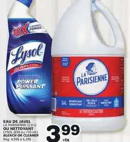 Marches Tradition LA PARISIENNE (2,4 L) BLEACH OR LYSOL (650 or 710 mL) CLEANER offer
